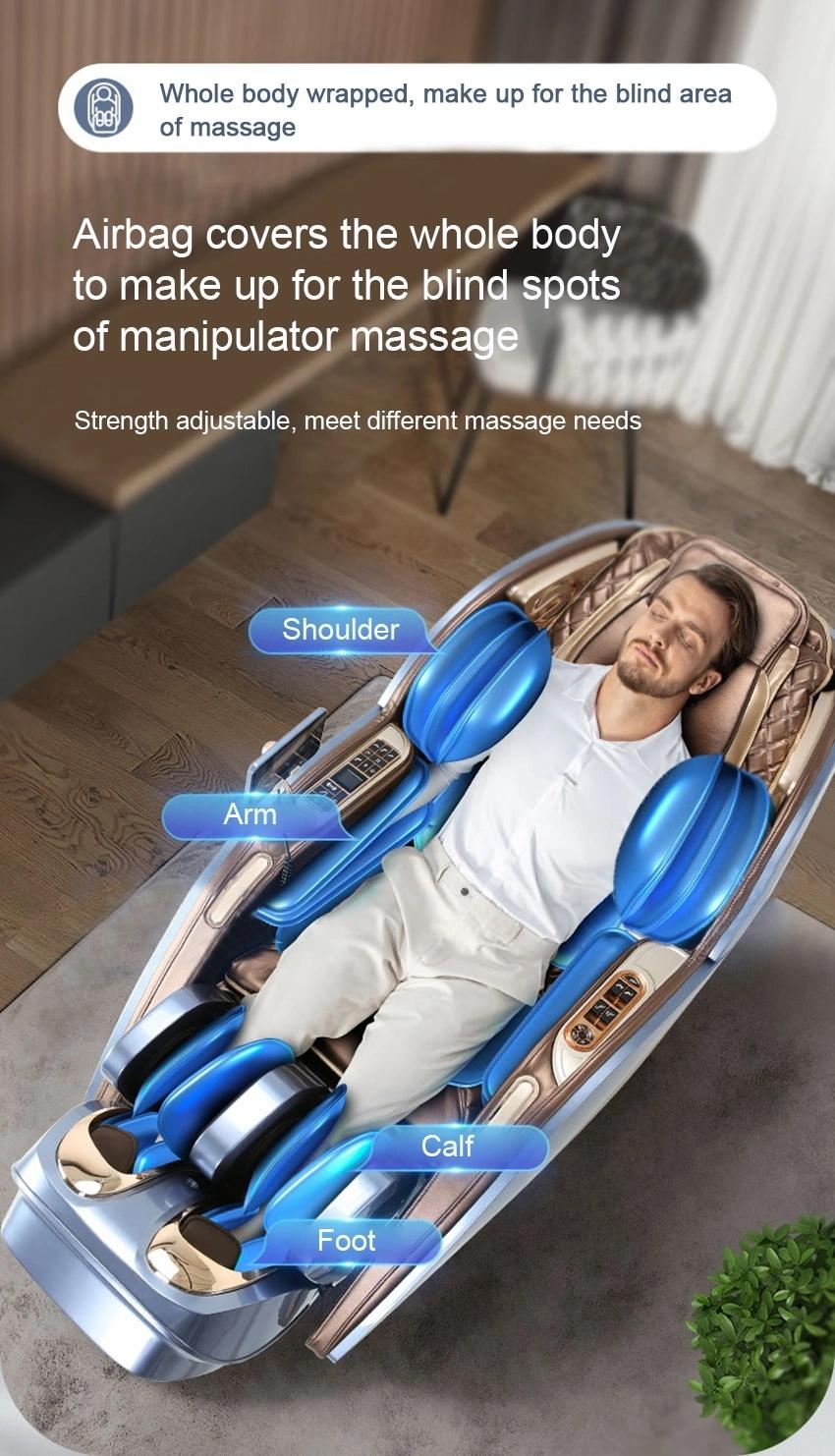 2022 New Design 4D Zero Gravity Full Body Shiatsu Recliner Massage Chair