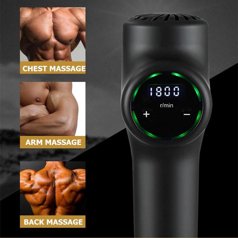 Big Power Deep Muscle Relax Massage Gun Handheld Cordless Vibration Massager