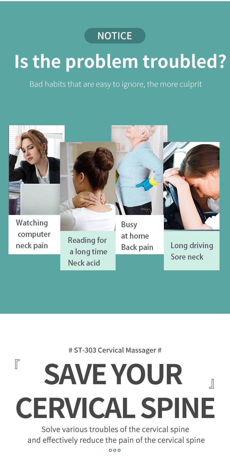 EMS Neck Back Kneading 4D Smart Neck Massager