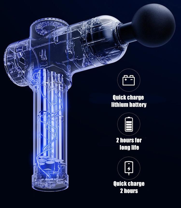 Relieves Muscle Spasms 6 Gear Therapy Massage Gun