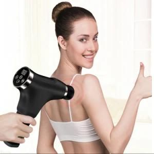 OEM/ODM Vibrating Heated Deep Tissue Gun Massager 30 Speed Dropshipping Model 2020, Massage Gun with LCD Screen for Athletes