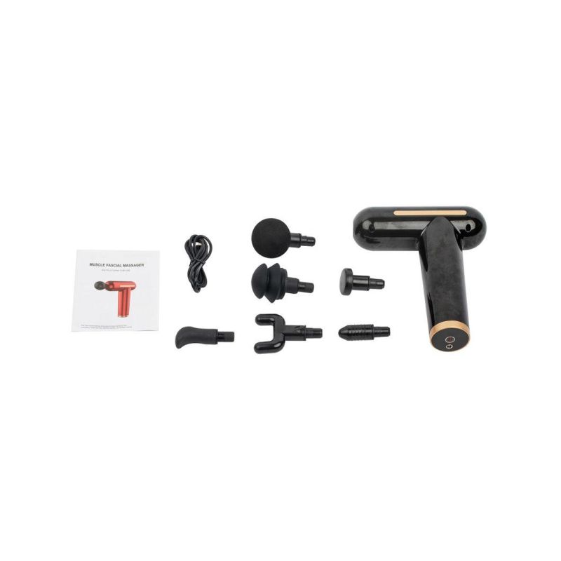 Electric Rechargeable Tahath Color Box /Brown Carton Massager Massage Gun