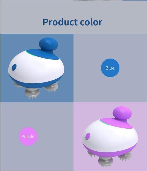 Electric Scalp Head Massager with Vibration Mode Headache Relief Portable Massager