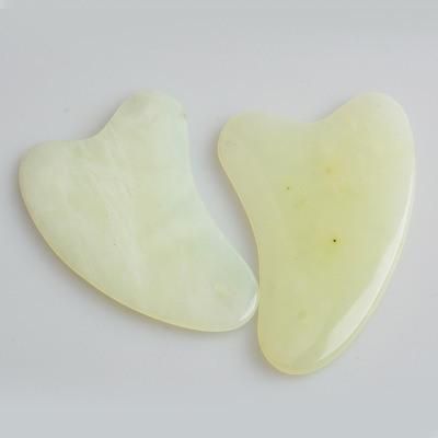 Custom Logo Natural Rose Quartz Gua Sha Board Massage Stone