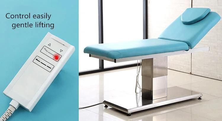 Blue Best-Selling Beauty Salon Furniture Korean Electric SPA Table German Massage Facial Bed
