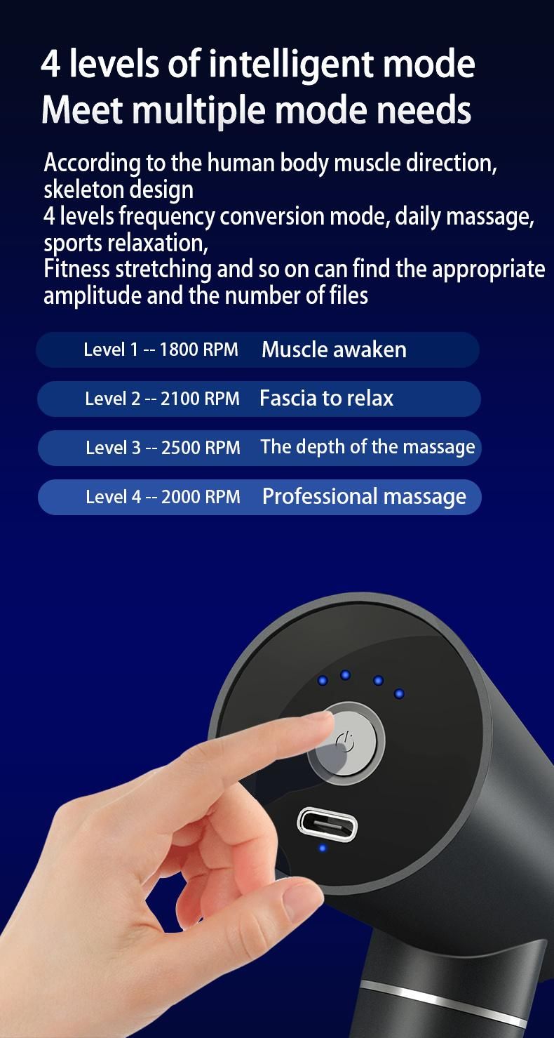 2021 New Amazon Hand Portable USB Muscle Mini Massage Gun
