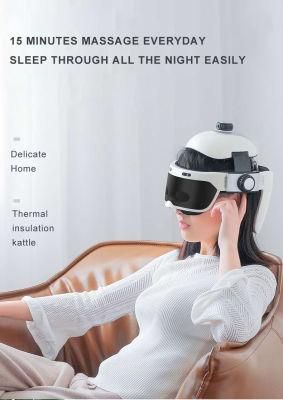 Adjustable Head and Eye Massager Electric Helmet Massage