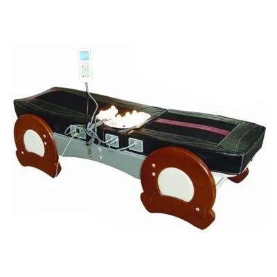 China Wholesale Electric Automatic Full Body Shiatsu Far Infrared Thermal Jade Stone Spine Massage Bed