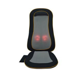 Shiatsu Seat Cushion Heat PU Leather Tapping Back Massage Machine
