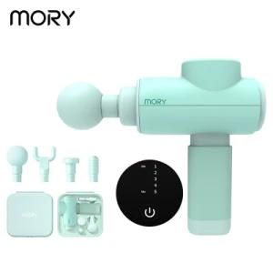 Mory Portable Electric USB C Vibrating Body Massage Gun Mini Cases for Sports