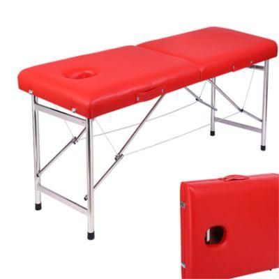 Factory Direct Equipment Folding Massage Bed with Adjustable Height