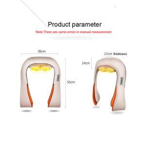 U Shape Electrical Shiatsu Back and Neck Shoulder Body Massager Infrared Heated Deep Kneading Car Home Massager