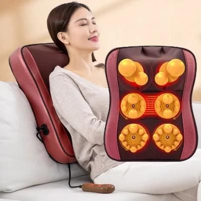 Neck Waist Back Massager Multifunctional Body Massage Cushion Chair Blanket Mattress