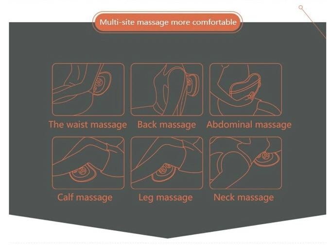 Mini Car Use Neck Shoulder Electric Massage, Relax Shiatsu Rest Wrap Smart Neck Massage Pillow