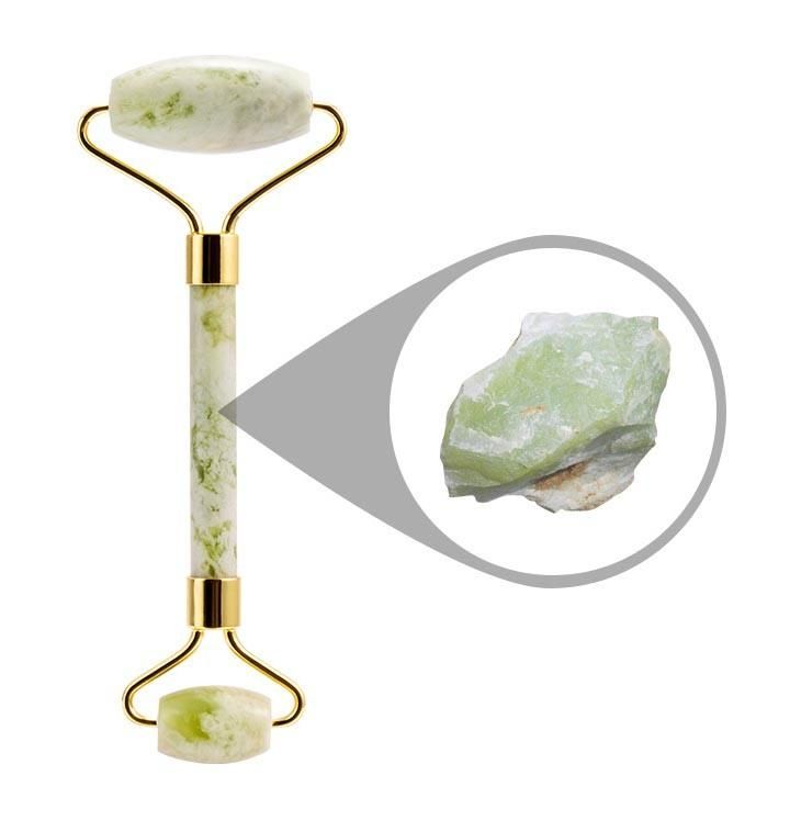 Without Noise Natural Jade Stone Facial Face Massage Set Anti Aging Jade Roller Massager Set