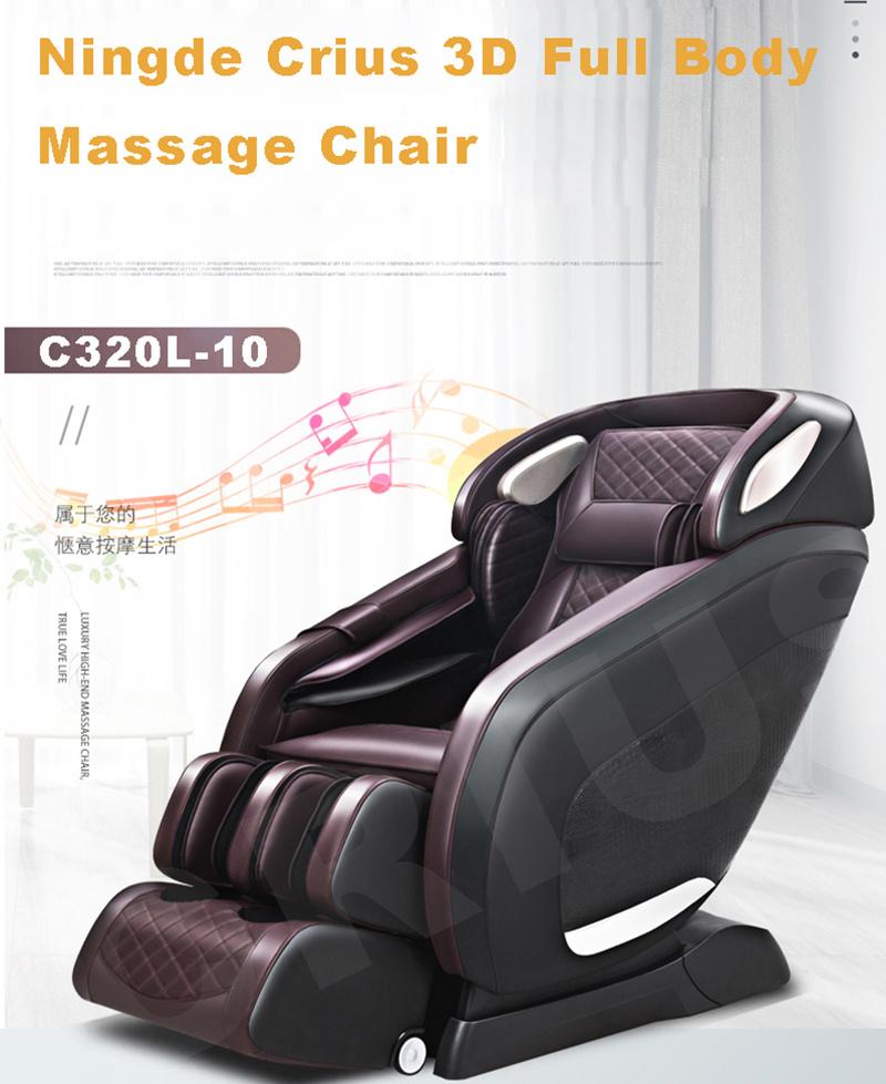 Ningde Crius Electric Luxury Full Body 3D Zero Gravity 4D Foot Massage Chair