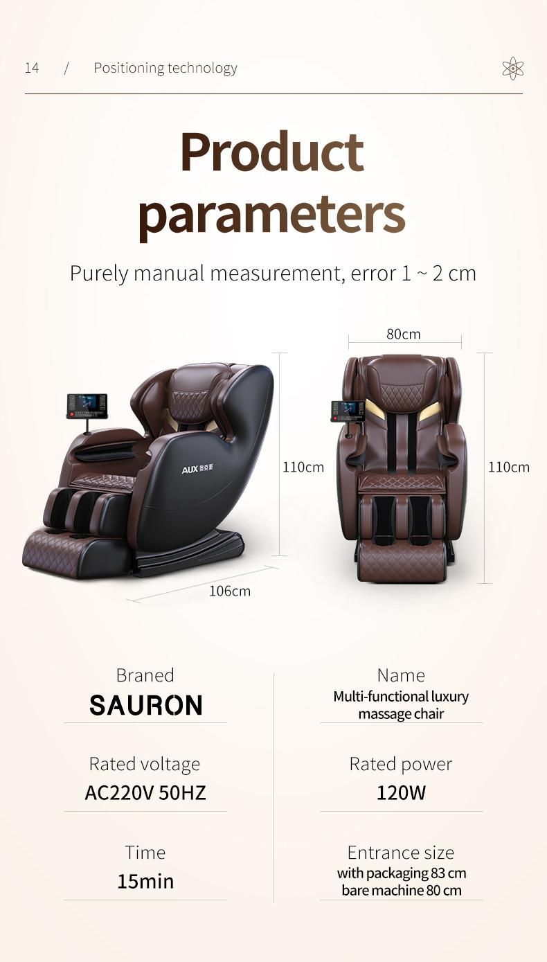 Best Selling Product Kursi Pijat Electric 4D Zero Gravity SL Shiatsu Massager Body Chair 3D Dropshipping Full Body Massage Chair