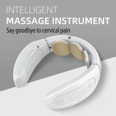 EMS Electric Wireless Intelligent Pulse Piece Smart Neck Massager with 15 Mode