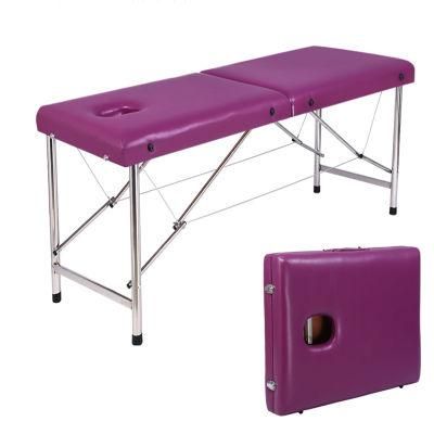 Portable Massage Table with Carry Case Salon Wooden Massage Table
