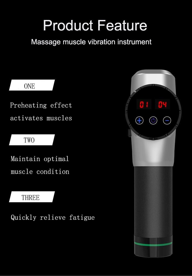 24V Deep Tissue Percussion Massage Gun for Full Body Muscle Recovery Vibration Massage