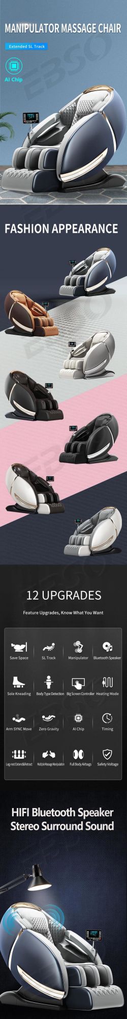 Massager Cushion Seat Back Car Brush Shiatsu Hair Chair Neck for with Pillow Heat and Electric Lumbar Yoga Body Massage Chair