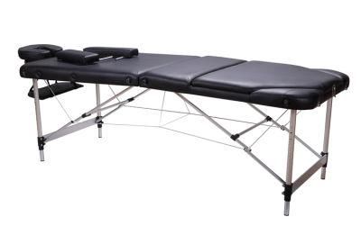 Three Sections PU Portable Massage Table Facial Bed