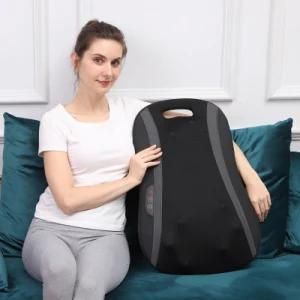 Car/Office 12V Electric Heated Shiatsu Relieve Back Pain Lumbar Massage Cushion