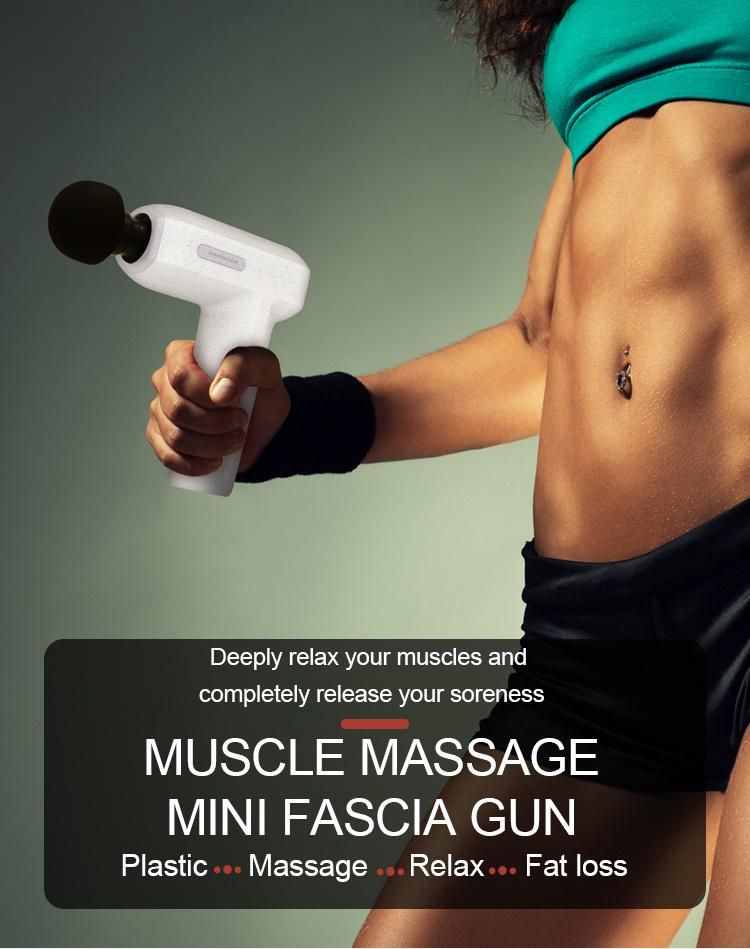 Deep Tissue Massager for Muscle Relax & Pain Relief (Foot, Back, Neck, Shoulder, Leg, Calf) Fasical Gun