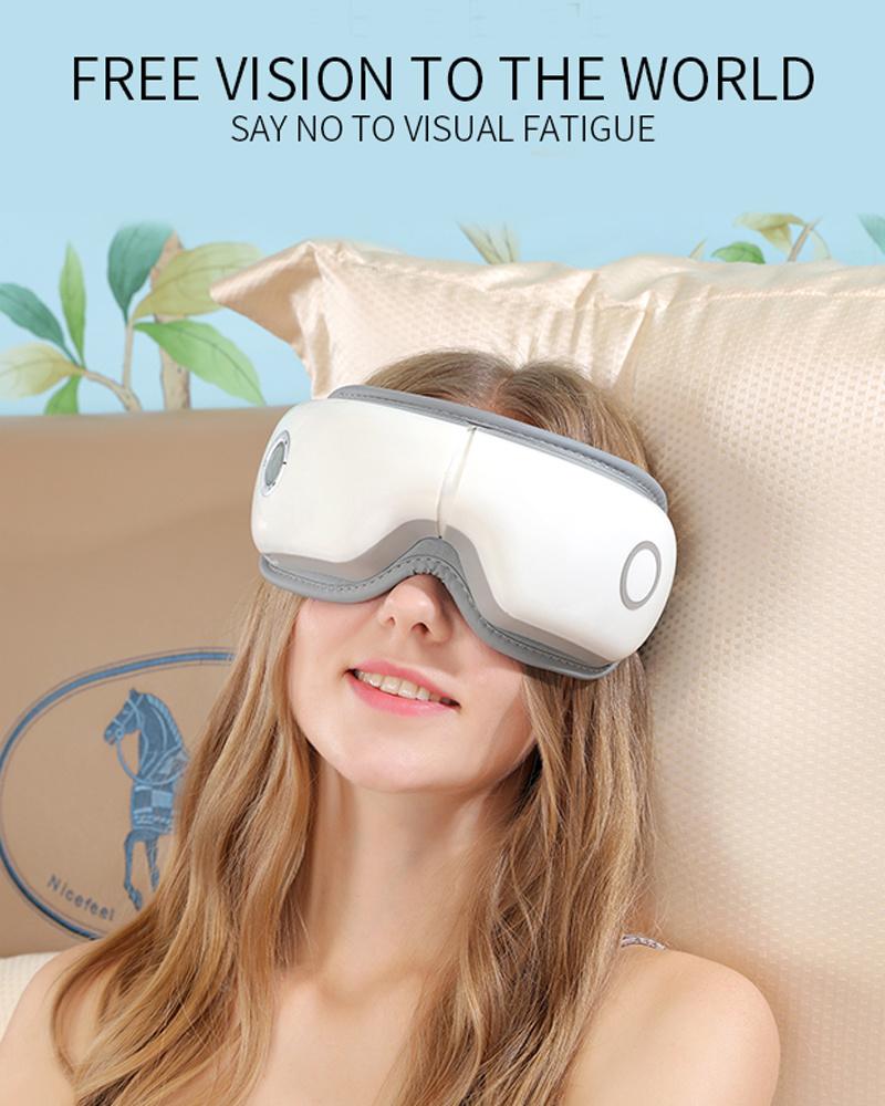 2021 New Electric Eye Mask Massager Heat Massage