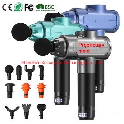 Rechargeable Vibration Percussion Cordless Sports 30 Speeds Massage Gun