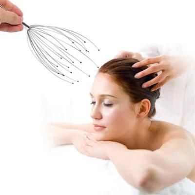 Wholesale Portable Soft Stainless Steel Head Massager for Scalp