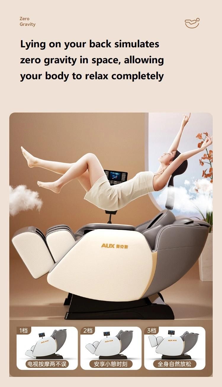 Sauron V9 Approve Cheap Full Body Zero Gravity 8d Airbag Foot Roller Music Massage Chair