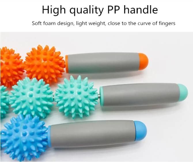 Plastic Ball Yoga Roller Muscle Massage Stick