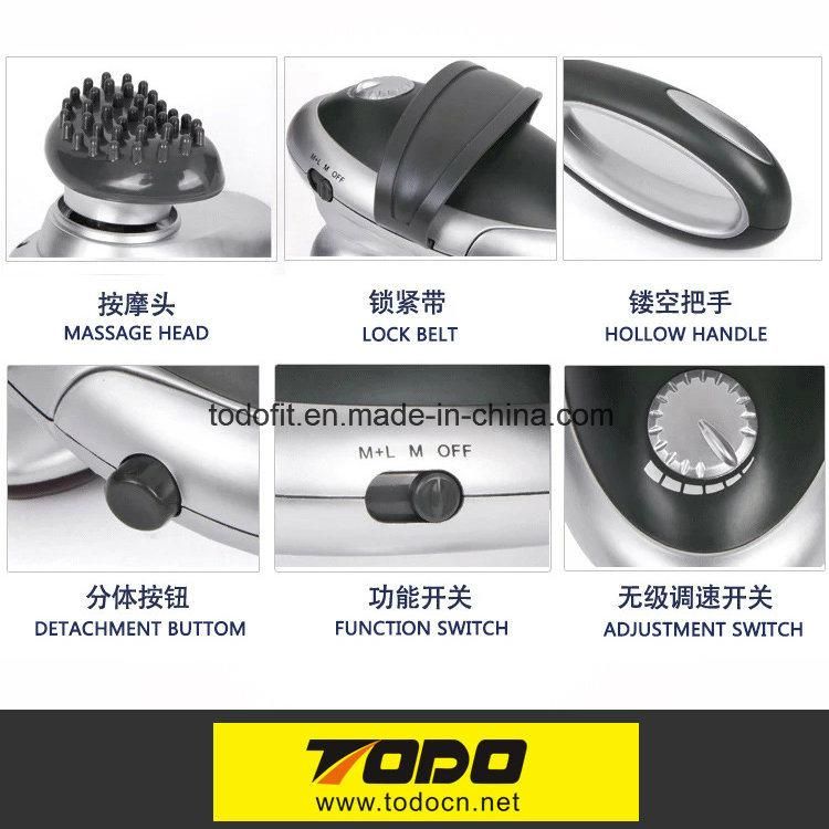 Todo Double Head Handheld Electric Massager Percussion Action for Deep Kneading