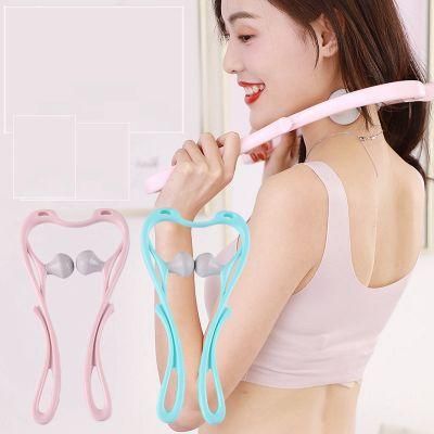 Multi-Function Manual U Shaped Plastic Hand-Hel Neck and Shoulder Massager Wyz15304