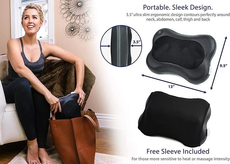 Wholesale Portable Smart Relaxation Neck Massage Pillow Shiatsu Neck Massage Pillow with Heating