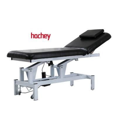 Hochey Medical 2021 Facial Message Two Motors Hospital Cheaper Price Salon Beauty Bed with Stools in Modren Style