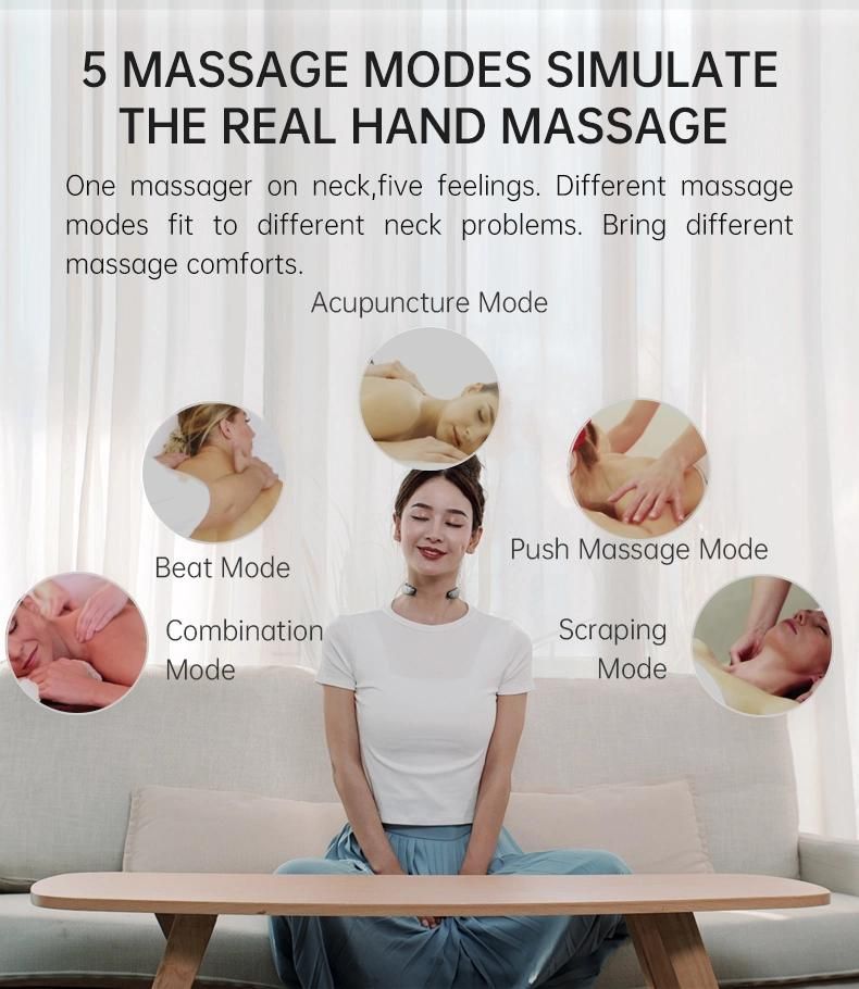 U Shape Magnetic Smart Foldable Cervical Massage Device