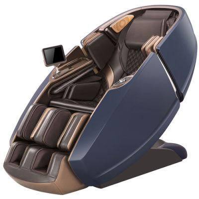Luxury Rongtai 3D Heat Shiatsu Back Rollers Foot Massager Chair Reclining