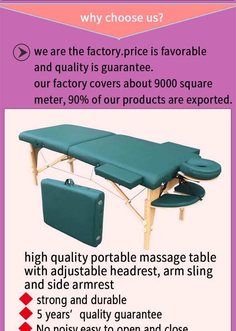 Wooden Massage Table Portable Massage Couches Massage Bed