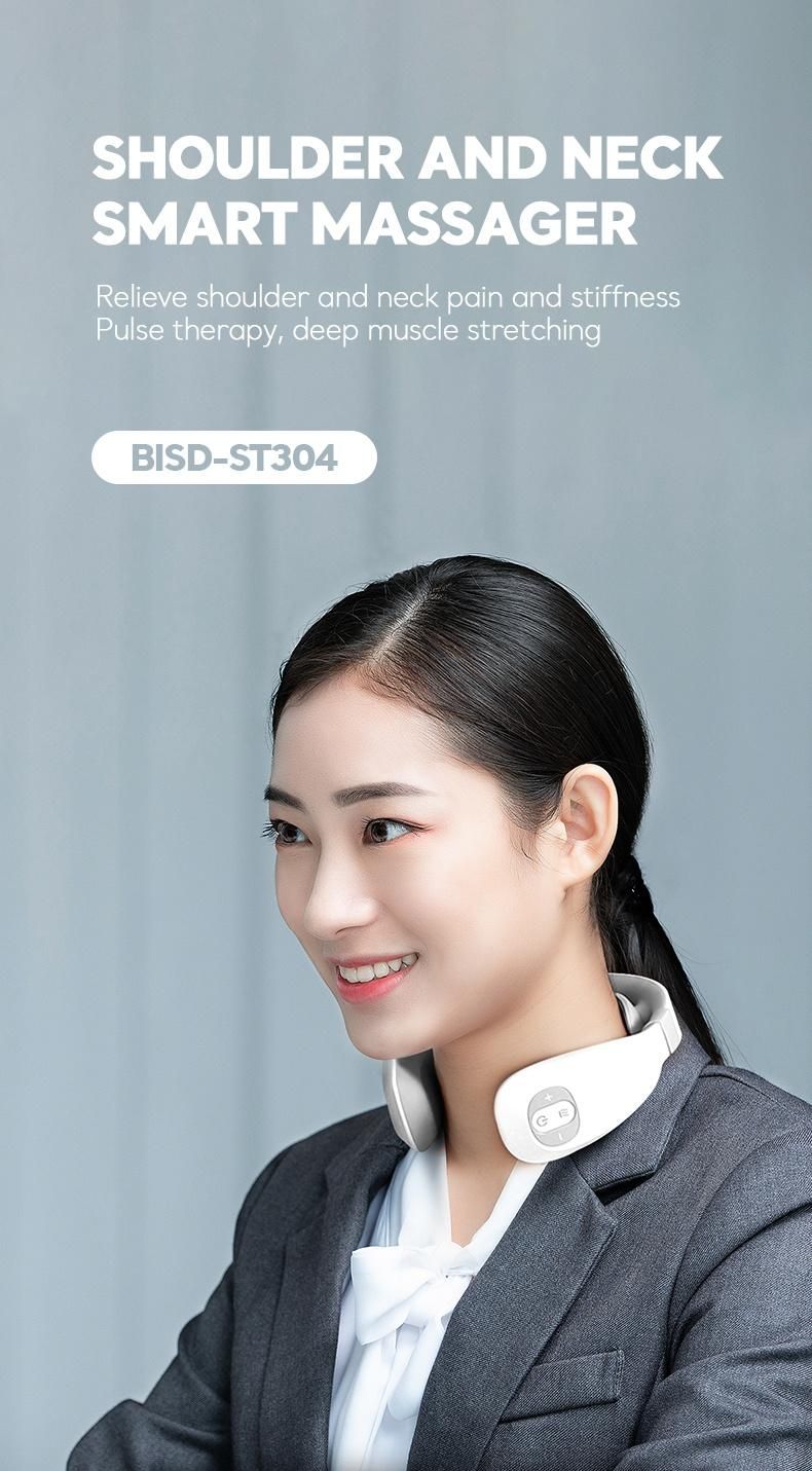 Wireless Mini Electric EMS Neck Massager