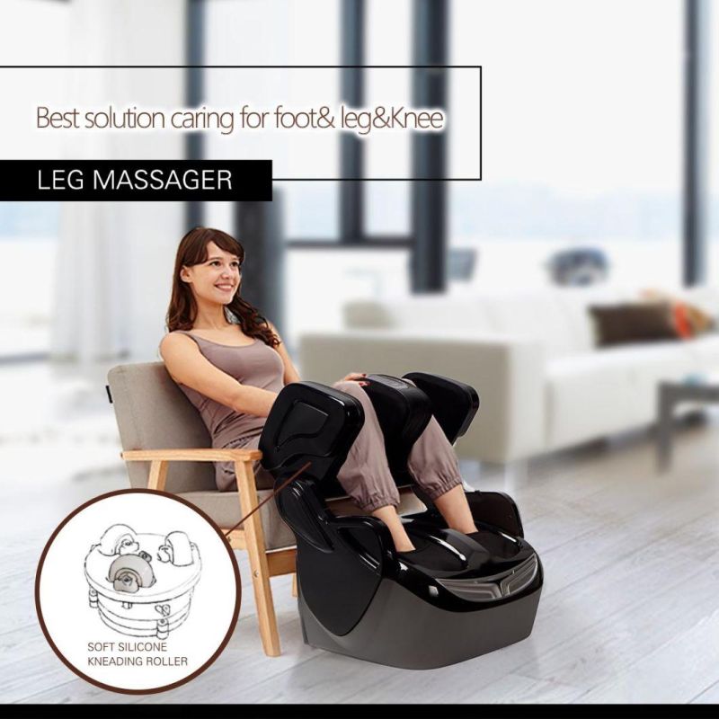 Blood Circulation Leg Massage Machine Electric Calf Foot Massager with Heating