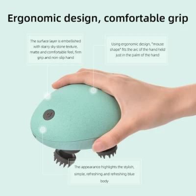 Ntelligent Waterproof Handheld Shampoo Brush Silicone Massager Electric Scalp Massager Portable Head Massager