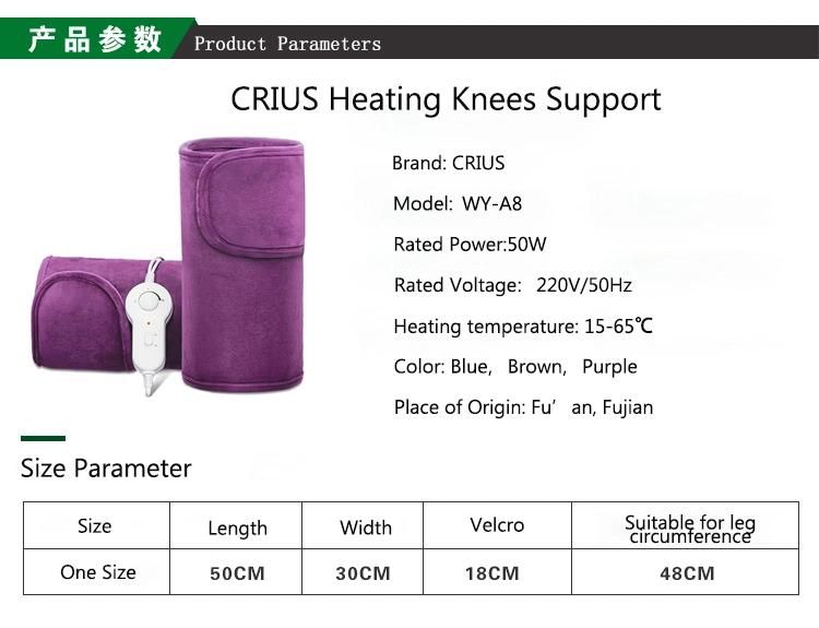 Electric Heating Knees Support with Removable Socket
