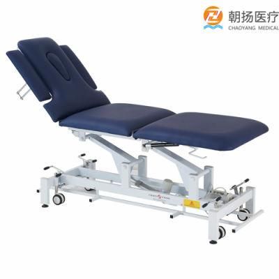 Adjustable Electric Foot Control Treatment Bed Osteopathic Physiotherapy Table