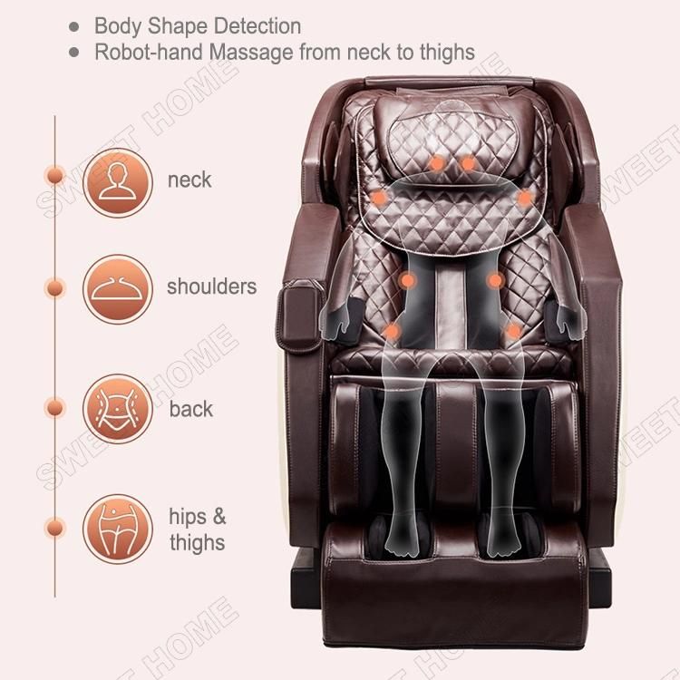 New! Luxury Healthcare Vibration Air Pressure Massage Armchair Full Body Shiatsu Office Foot Massage Sofa Chair with Zero Gravity