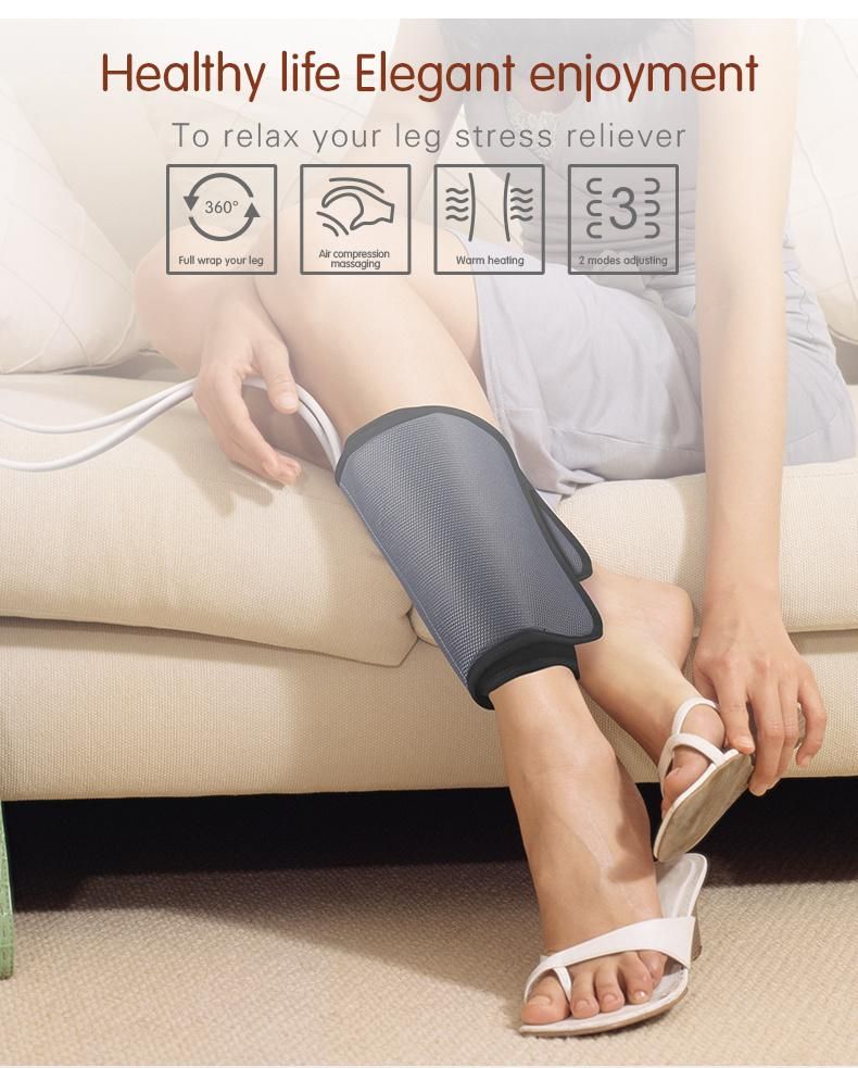 Calf Massager for Circulation and Relaxation with Heat Foot and Calf Massage Air Compression