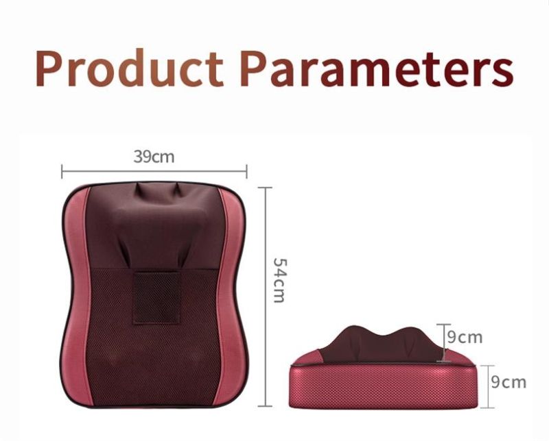 Neck Waist Back Massager Multifunctional Body Massage Cushion Chair Blanket Mattress