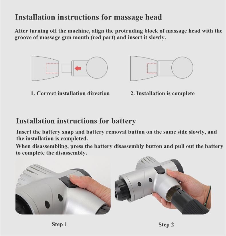 Percussion Massager Fascial Massage Body Muscle Fascia Massage Gun