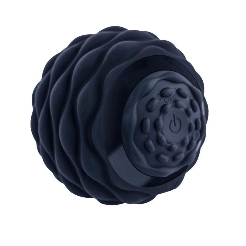 Electric Vibrating Rechargeable Foam Roller Muscle Massage Roller Ball Peanut Massage Ball for Trigger Point Therapy
